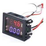 Voltímetro Amperímetro Digital Led Dc 100v 10a Shunt Interno
