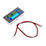 Voltímetro Dc Digital 12v 24v 36v 48v Medidor Nível De Carga Da Bateria Porcentagem C Sensor De Temperatura Ambiente