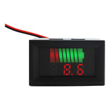Voltímetro Digital 12v Medidor Bateria Porcentagem Som Autom