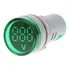 Voltímetro Digital 22mm 20 500vca P  Painel