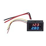 Voltímetro Digital Amperímetro Display LED Duplo Medidor De Medição De Tensão E Amperagem DC 0V A 100V Para Equipamentos Eletrônicos 50A 