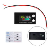 Voltímetro Digital Colorido Medidor Bateria 12v 24v 48v 72v 