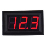 Voltimetro Digital Dc 4 5v 30v Vermelho Led