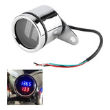 Voltímetro Digital Led 2 Em 1 Para Motocicleta Medidor De T