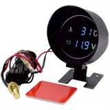 Voltímetro Digital Marcador Temperatura Água Automotivo