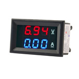 Voltímetro E Amperímetro Digital Led Dc 0 A 100v 10a No Full