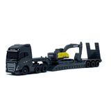 Volvo Fh16 750 Prancha E Escavadeira Ec220e Maisto 1 64 Cor Preto