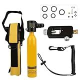 Vomeko 500ML Mini Tank Dive Scuba 5 10 Minutos Dispositivo De Respiração Subaquática Kits De Tanque De Oxigênio De Cilindro De Mergulho Portátil Terno De Equipamento De Mergulho Portátil