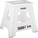 Vonder- Banqueta Plástica Dobrável- Transparente- Altura 360 Mm
