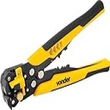 Vonder Alicate Automático Ajustável Desencapador E Crimpador De Fios Amarelo-Preto 203Mm - 8-
