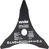 Vonder Lâmina De 3 Pontas Para Roçadeiras 255 Mm X 25 4 Mm