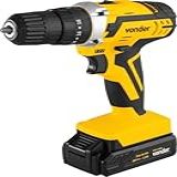 Vonder Parafusadeira Furadeira Com Impacto A Bateria 20 V Fonte De Carregamento Bivolt Automática PFV 238I