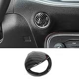 Voodonala Para Challenger Engine Start Stop Button Center Console Switch Cover Acessórios Para Dodge Challenger 2015 Up Fibra De Carbono 
