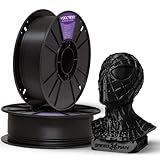 Voolt3D - Filamento PLA Preto 1kg 1-75mm - Para Impressora 3D FDM - Nacional