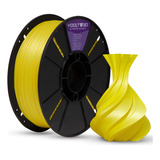 Voolt3d Pla Filamento V silk Premium 1kg Cor Amarelo V silk