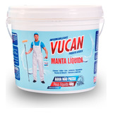 Vucan Manta Líquida 4kg Emborrachada Impermeabilizante Uv Cor Cinza