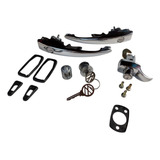 Vw Fusca 78 A 96 Kit Maçanetas Miolos Mesma Chave