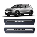 Vw T Cross Kit Soleira Resinada Premium Jogo 4 Portas