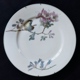 W. Guerin Limoges, Antigo Prato Em Porcelana Francesa, S.xix