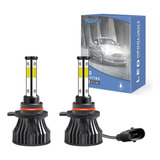 W Kits De Faróis 9012 Led Farol Alto E Baixo 360 6000k