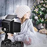 W160 LED Painel De Luz Para Fotografia De Vídeo Com Brilho De 6000K Ajustável Para Câmera DSLR Filmadora DV