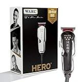 Wahl Professional Aparador De Lâminas T Com Fio 5 Star Hero 8991 Ótimo Para Barbeiros E Estilistas Motor Eletromagnético Padrão Potente Inclui 3 Guias óleo E Escova De Limpeza