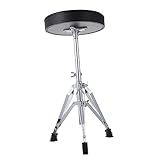 Wakauto 1 Unidade Banquinho De Bateria Suporte De Bateria Banqueta De Bateria Banquinho Doméstico Cadeira De Jogador Banco De Bateria Engrossar Banquinho Tambor Conjunto De Tambores Couro