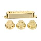 Wakauto 7 Unidades Capuz De Captador Substituição De Tampas De Humbucker Capas De Humbucker Kit De Captadores De Guitarra Peças De Coleta Graves Caminhonete Contra Baixo Elétrico Pegar 2t