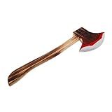 Wakauto Brinquedo Modelo Espada Machado De Madeira Viking Cosplay Falso De Espuma Lenhador Zumbi F Batalha Realista Medieval Adereços De Inventar Vestuário Filho