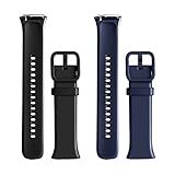 WalkerFit Pulseira De Relógio Inteligente Compatível Com Relógio MOLOCY Q23 Jugeman Smartwatches Q23 Q23 De 42 Mm Pulseira De Substituição De Silicone Macio Compatível Com Aries A1 Feminino E Masculino Pacote Com 2