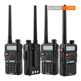 Walkie talkie Baofeng Analogical Uv 5r Preto 127 220v