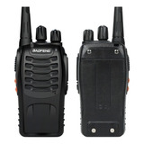 Walkie talkie Baofeng Walkie Talkie Bf 888s Com 2 Rádios E Frequência 400 470mhz Preto 100v 240v