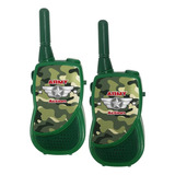 Walkie Talkie Infantil Army Action   Dm Toys