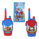 Walkie Talkie Infantil Patrulha Canina Radio Comunicador