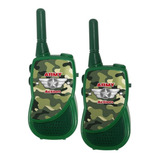 Walkie Talkie Infantil Radio Comunicador Army