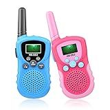 Walkie Talkie Para Crianças Handheld 2 Way Radio Toys Max- Walky Talky Infantil De 3 Km Com Tela LCD Lanterna Para Crianças Indoor Gos Ao Ar Livre Acampamento Caminhada