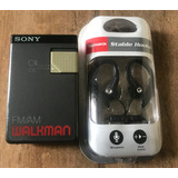 Walkman Sony Srf 19w Rádio Portátil Am fm Clip Para Cintura