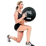 Wall Ball Crossfit 10kg Funcional Medicine Ball Treino Cross Training WallBall Bola Academia Exercícios Ginástica Cross Fit Agachamento Treinamento Funcional