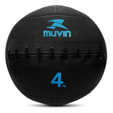 Wall Ball Wbl 100 4kg Preto Muvin