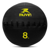 Wall Ball Wbl 300 8kg Preto E Amarelo Muvin