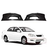 Waltyotur Substituição Do Kit De Corpo Angular Do Spoiler Do Divisor De Lábios Do Para Choque Dianteiro Para Toyota Corolla 2005 2008