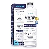 Wamery Filtro De água Alcalino DA97 17376B Para Refrigeradores Samsung Certificado HAF QIN EXP NSF42 6 Meses 300 Galões