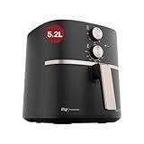 WAP Fritadeira Elétrica Air Fryer 5 2 Litros Temperatura Ajustável Com Duplo Revestimento Antiaderente Cesto E Grelha Removíveis 1500W AIRFRY Grand Family 127V