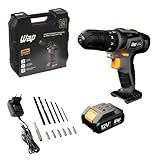WAP Parafusadeira E Furadeira Com Impacto à Bateria 12V BPFI-12K4- Kit De 13 Acessórios E Maleta- Torque 18 Níveis- Bivolt