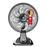WAP Ventilador De Mesa E Parede 50cm FLOW TURBO- Com Tecnologia Silenciosa E Econômica- 8 Pás E 3 Velocidades- 180W 220V