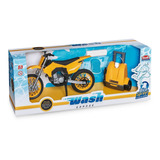 Wash Garage Moto Cross Amarelo Usual