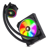 Water Cooler 120mm Led Rgb 1 Fan Cpu Processador Amd E Intel