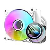 Water Cooler Aigo Darkflash Twister DX120 V2 ARGB 120mm TDP 210W Branco DX120V2WH