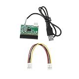 Watersouprty 1 44MB 3 5 USB Cable Adapter To 34Pin Floppy Drive Connector U Disk To Floppy Disk PCB Board