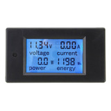 Wattímetro Voltímetro Amperímetro Digital Ac 80 260v 20a Lcd